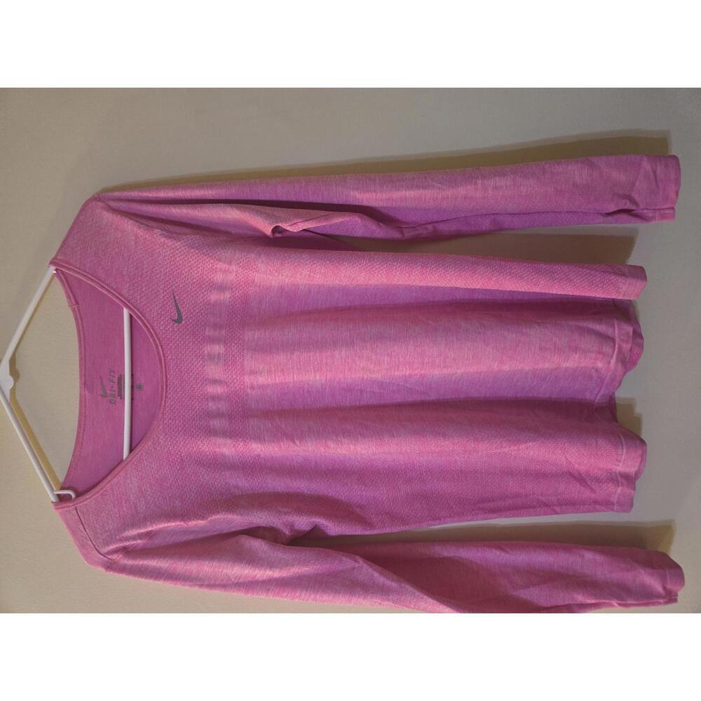 Nike Dri-FIT Pink Long Sleeve Activewear Top